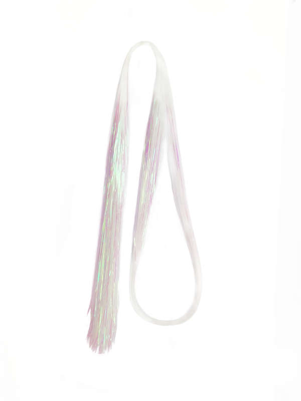 Tie-On Vibrant Hair Tinsel 90cm - 100 Pack - Pearly