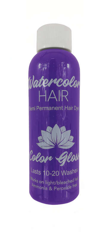 Watercolor Semi-Permanent Liquid Hair Dye 100ml - Lilac