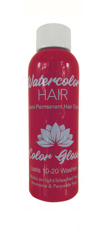 Watercolor Semi-Permanent Liquid Hair Dye 100ml - Magenta
