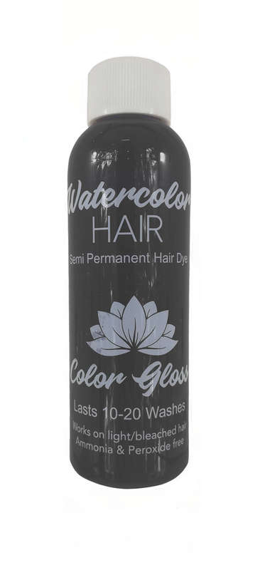 Watercolor Semi-Permanent Liquid Hair Dye 100ml - Medium Grey