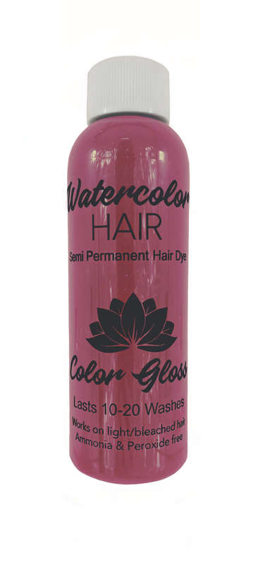 Watercolor Semi-Permanent Liquid Hair Dye 100ml - Musky Pink