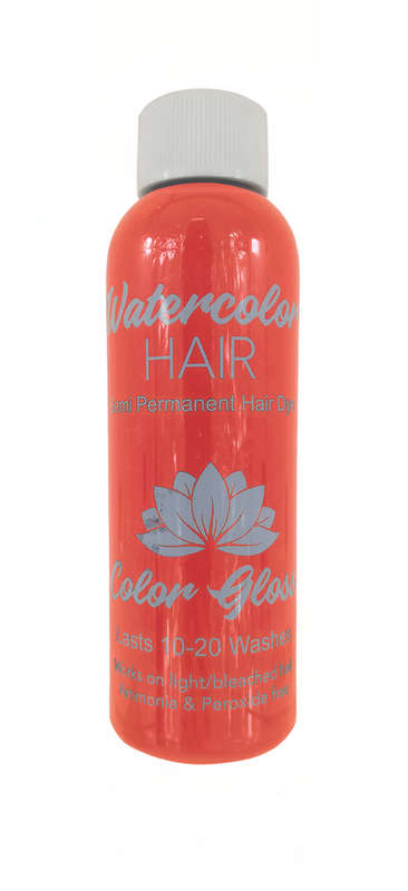 Watercolor Semi-Permanent Liquid Hair Dye 100ml - Peach