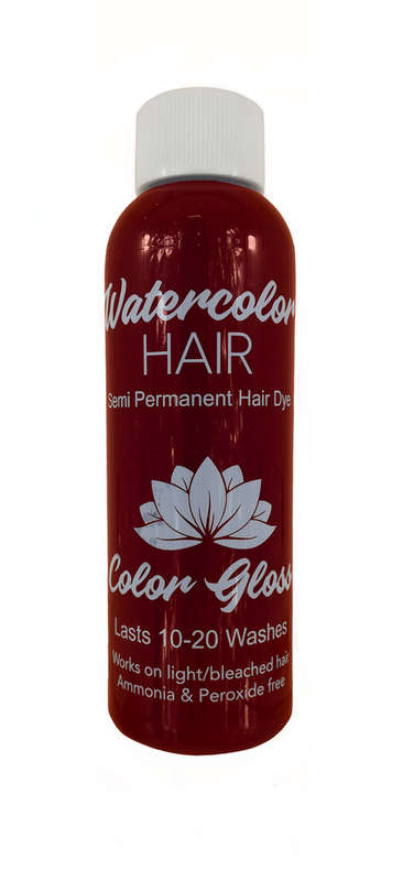 Watercolor Semi-Permanent Liquid Hair Dye 100ml - Red Velvet
