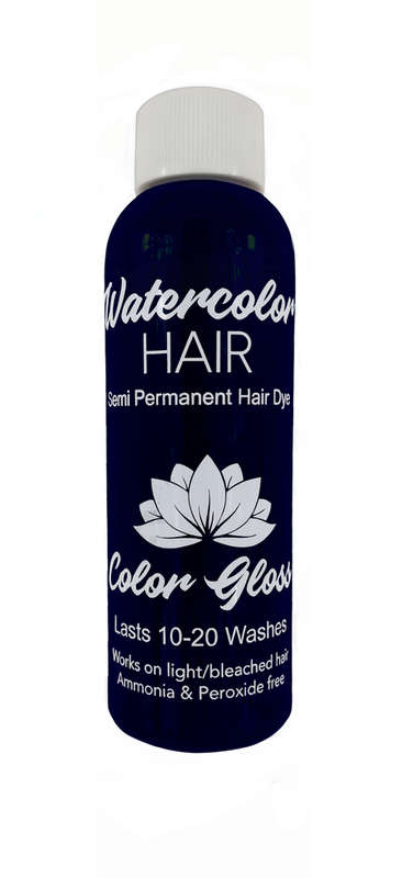 Watercolor Semi-Permanent Liquid Hair Dye 100ml - Royal Blue