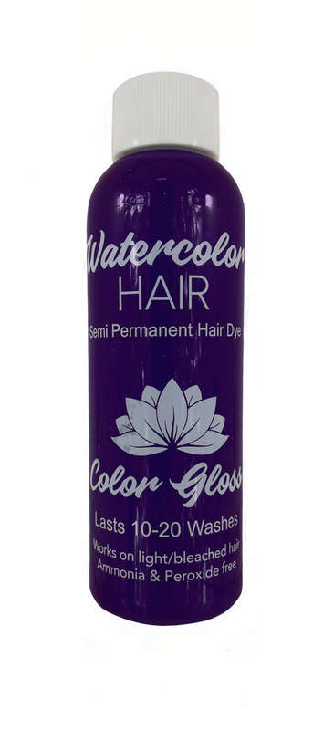 Watercolor Semi-Permanent Liquid Hair Dye 100ml - Tanzanite