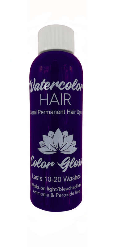Watercolor Semi-Permanent Liquid Hair Dye 100ml - Violet
