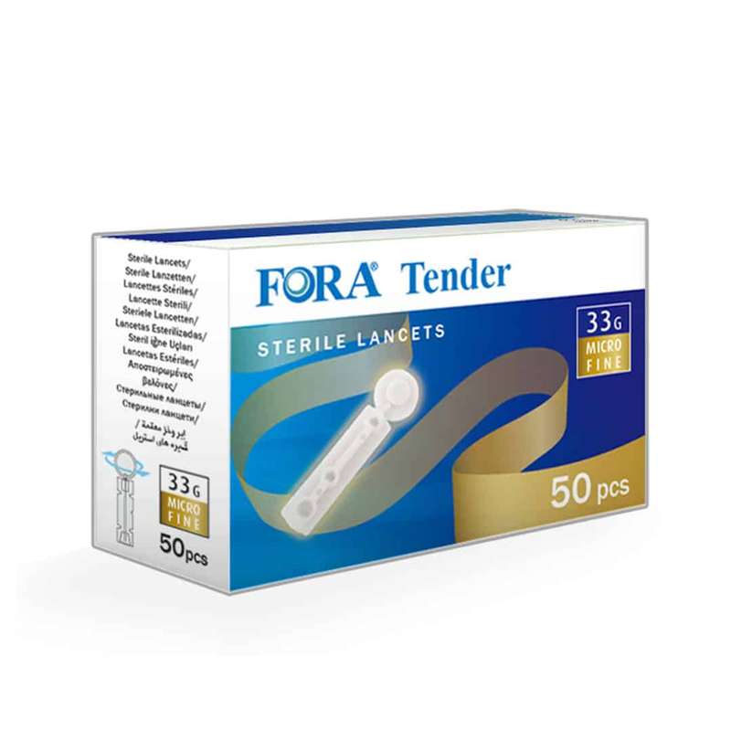 FORA Tender Sterile Lancets 33G 50pcs