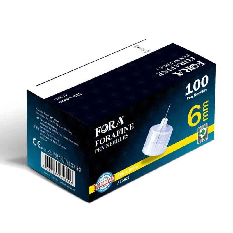 Forafine Pen Needles 32G*6mm 100pcs