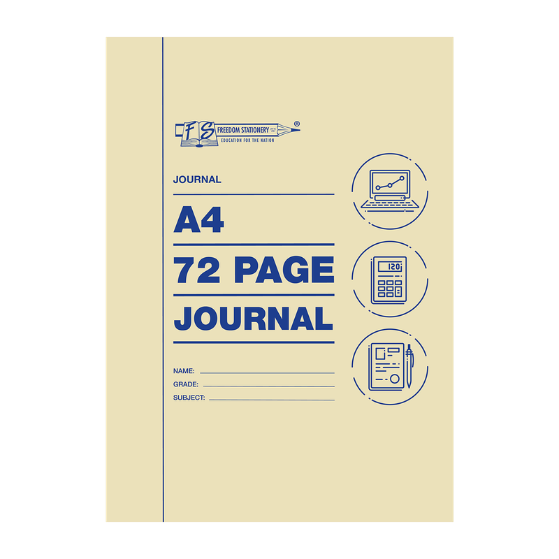 Freedom 72 pages A4 Accounting Books Journal