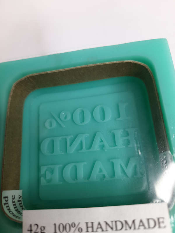 100% Hand Made Silicone Soap Mould - Triple Pressed
