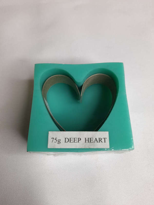 Deep Heart Silicone Mould - 83g