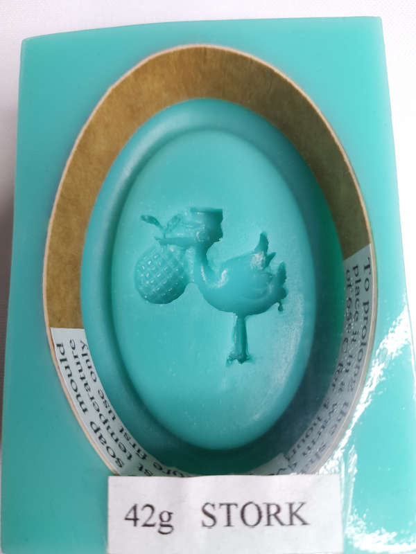 Stork Baby Delivery Silicone Mould