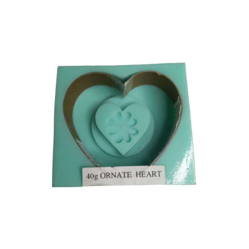 Ornate Heart Silicone Mould - 57g