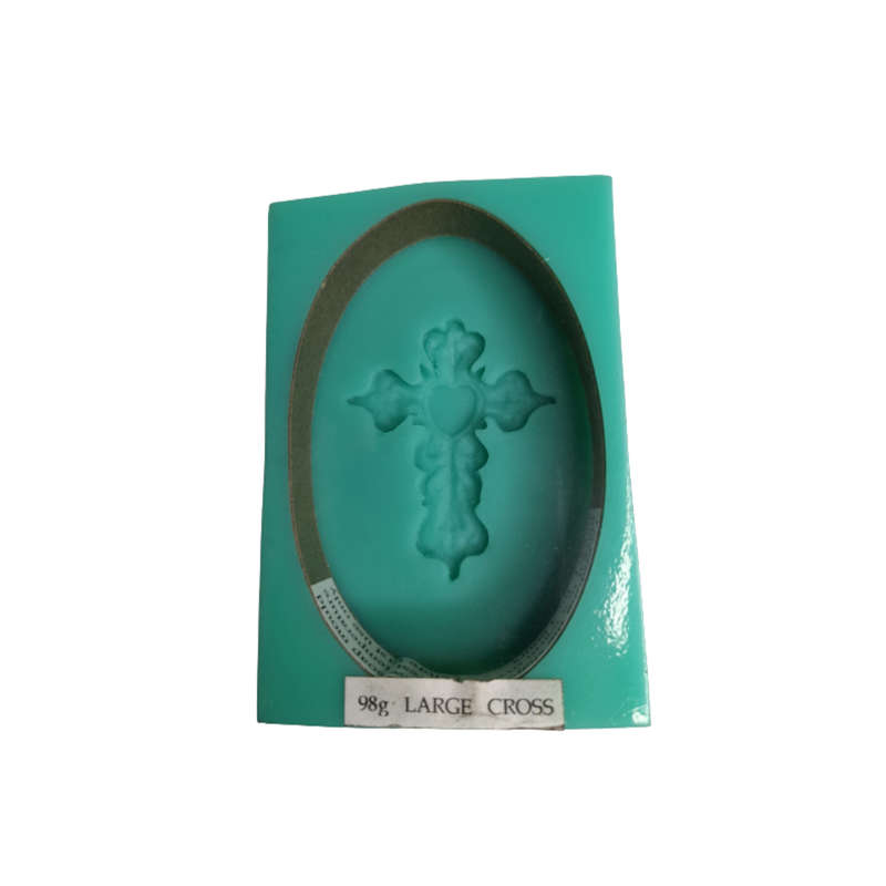 Large Cross Silicone Soap Mould - 98g