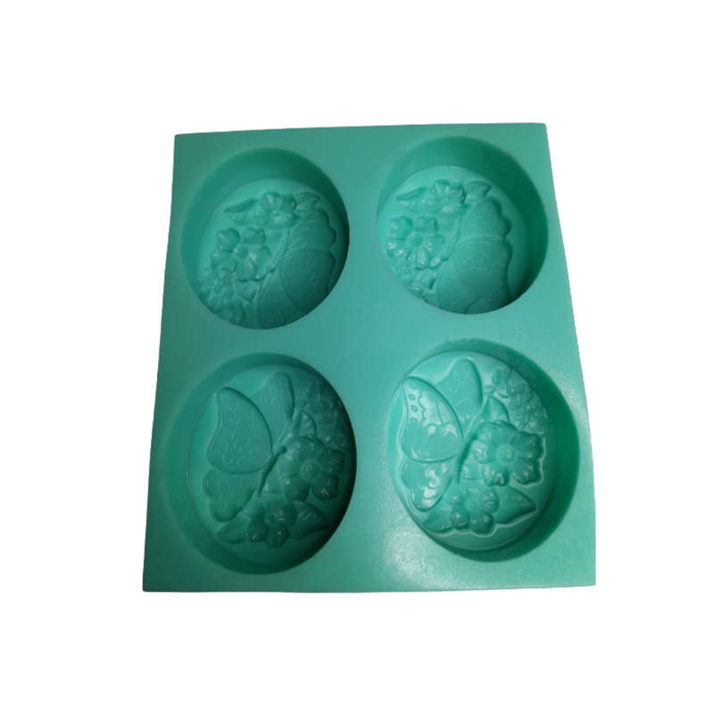 4 Cavity Butterfly Garden Silicone Mould - 134g