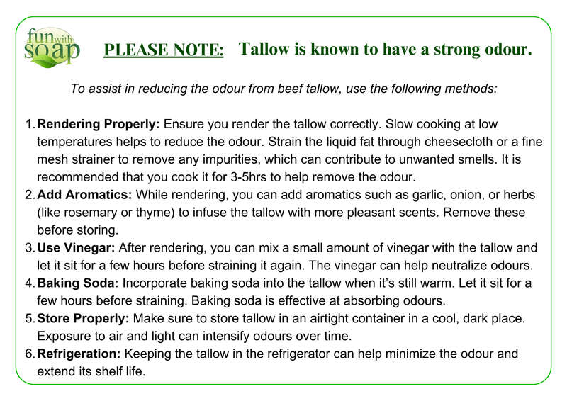 Beef Tallow (A-Grade) - 5kg