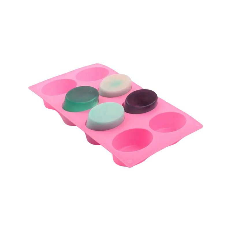 Silicone Oval Mould - 8 Cavity