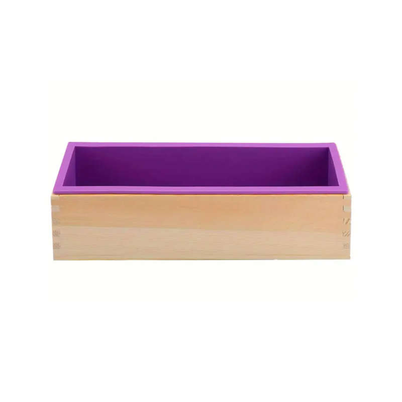 Silicone Loaf Mould In Wooden Box