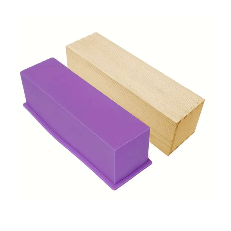 Silicone Loaf Mould In Wooden Box