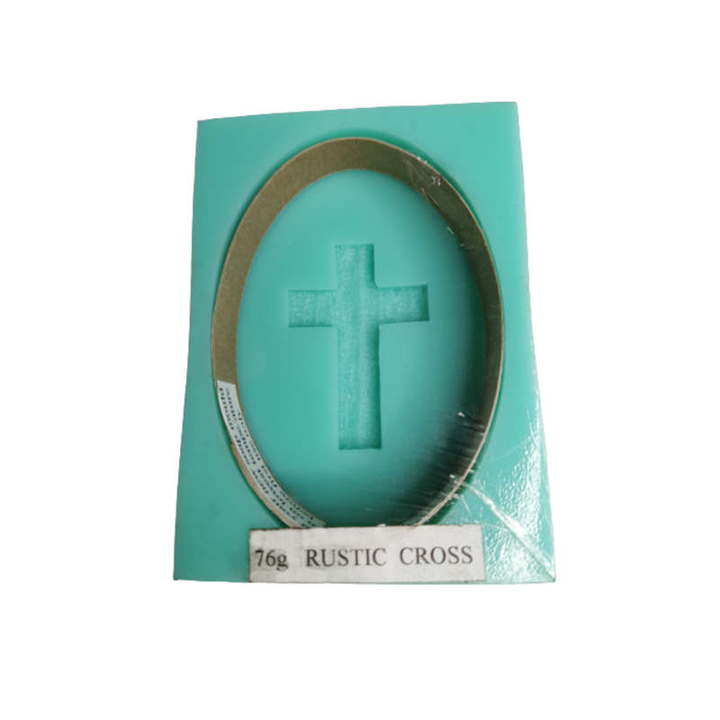 Rustic Cross Silicone Soap Mould