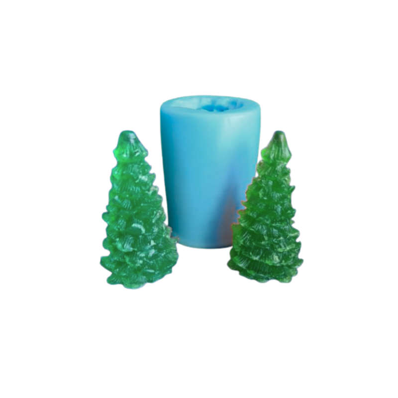 3D Christmas Tree Silicone Mould (Pink)