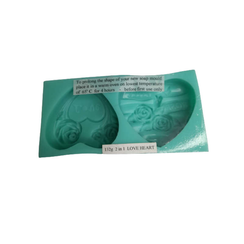 2 in 1 Love Hearts Silicone Mould - 66g