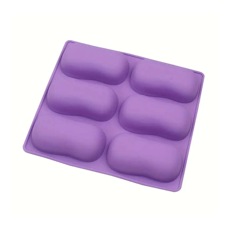 Oval Silicone Soap Mould - 80g