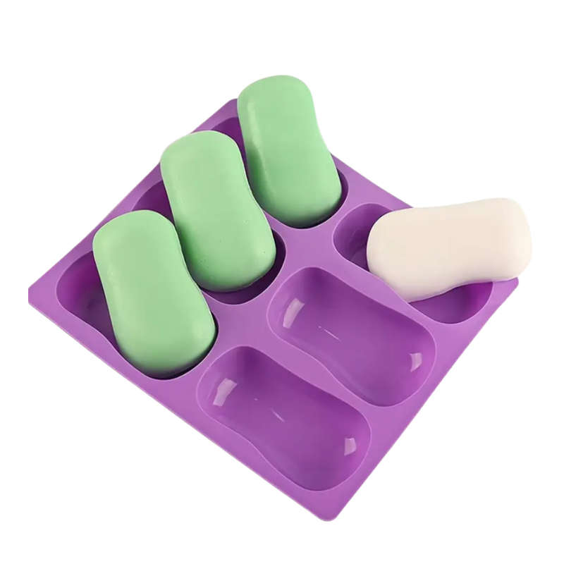 Oval Silicone Soap Mould - 80g