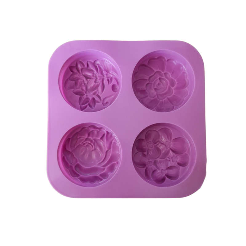 Floral Mould - 4 Cavity