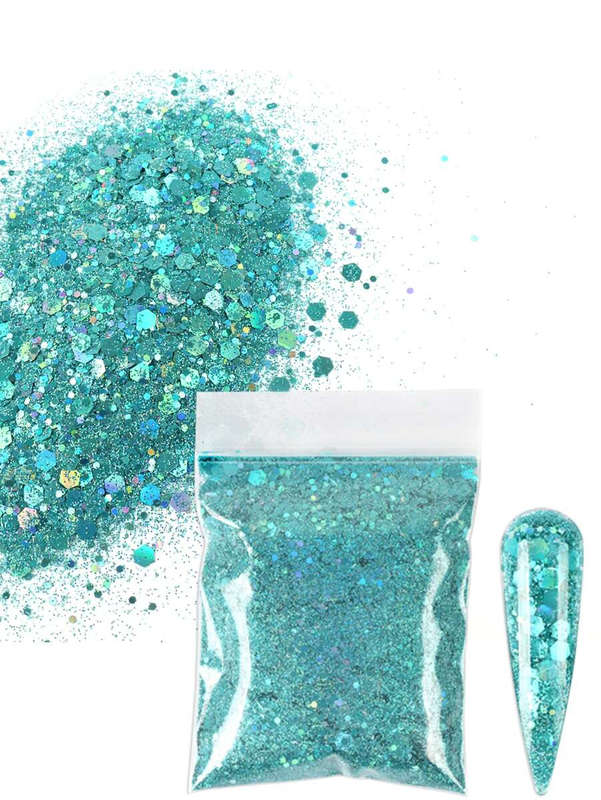 Turquoise Blue Chunky Glitter - 10ml