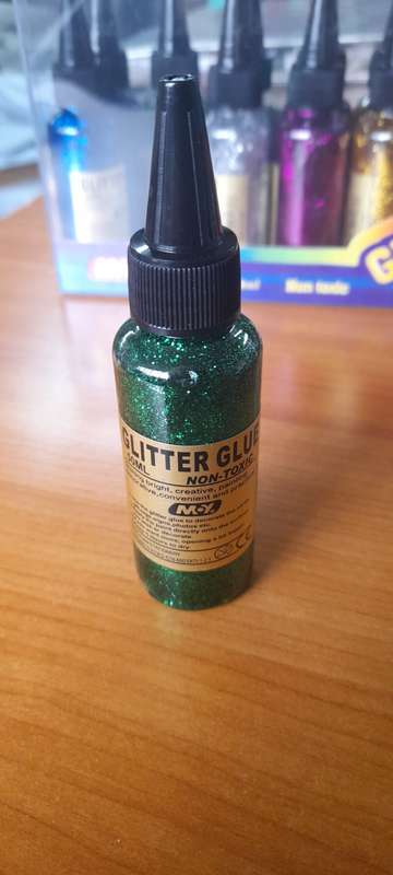 Green Non-Toxic Glitter Glue - 50ml