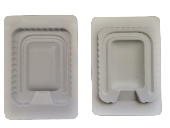 FWS307 3-D Rectangle Plain Mould - 140g - PVC