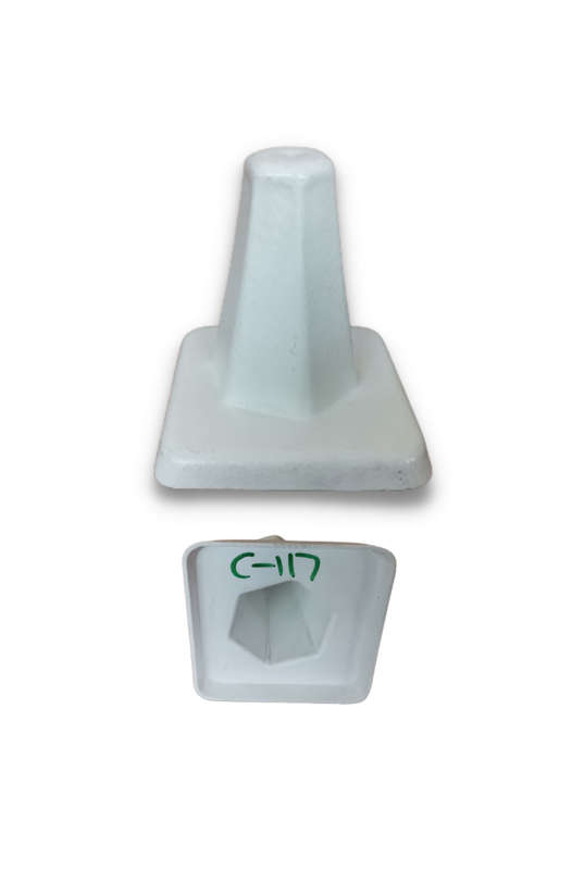 Pointed Hexagon Candle Mould - C117