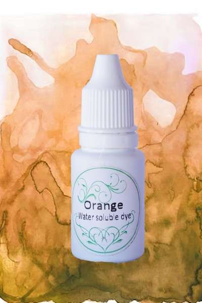 Orange Water Soluble Dye - 15ml