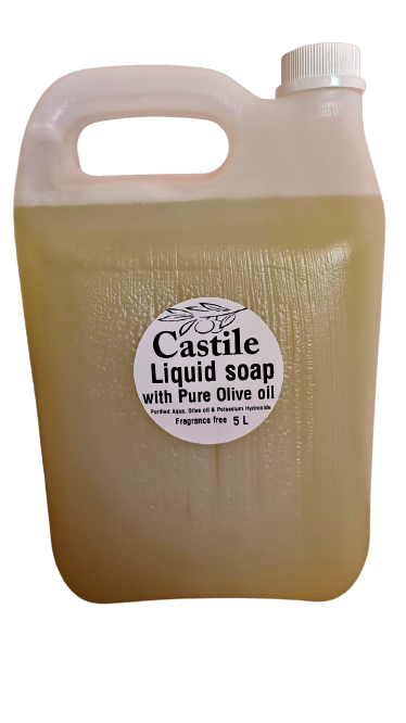 Pure Castille Liquid Soap (Olive Oil) - 5L