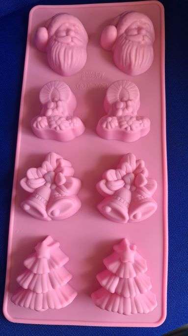 8 Cavity Christmas Silicone Mould