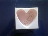 Heart with Flowers Silicone Mould - 83g