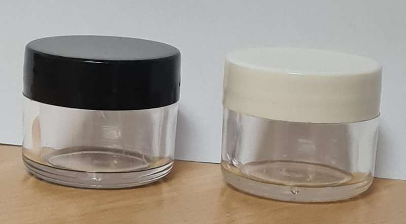 10pcs Lip Balm Container with Lid (Black Lid) - 10ml