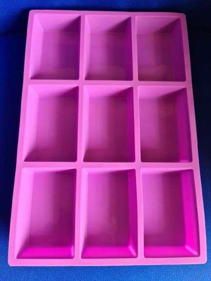 9 Cavity Rectangle Soap Mould
