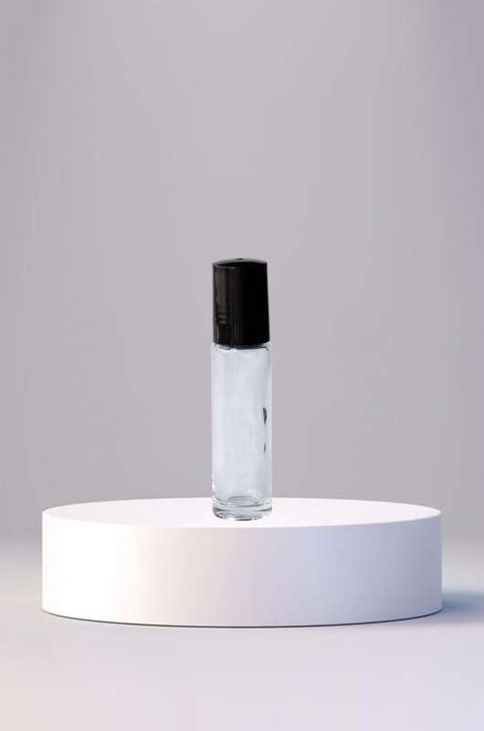 10pcs Roller Ball Bottle with Lid (white) - 10ml
