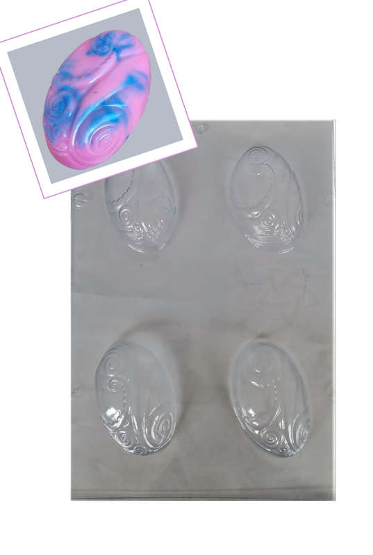 SB218 - Deco Oval Mould - 100g - PVC