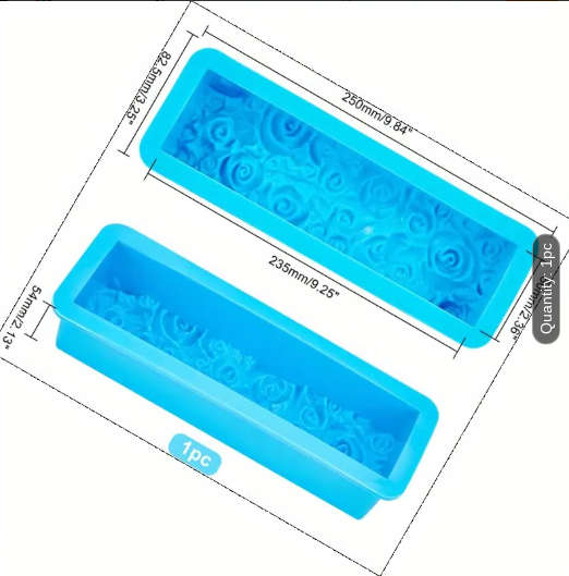 Silicone Rose Loaf Mould