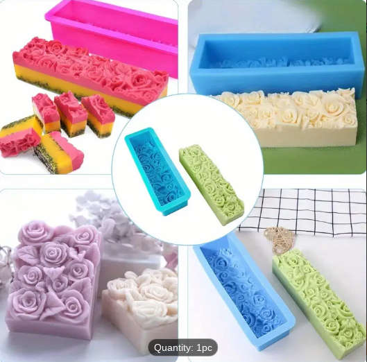 Silicone Rose Loaf Mould