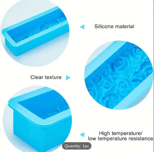 Silicone Rose Loaf Mould