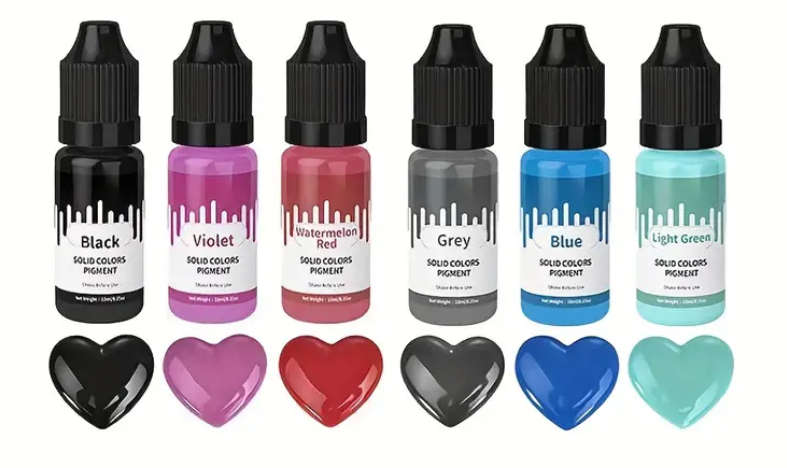 6pcs Candle Dye Set - 10ml Each (Non-Toxic)