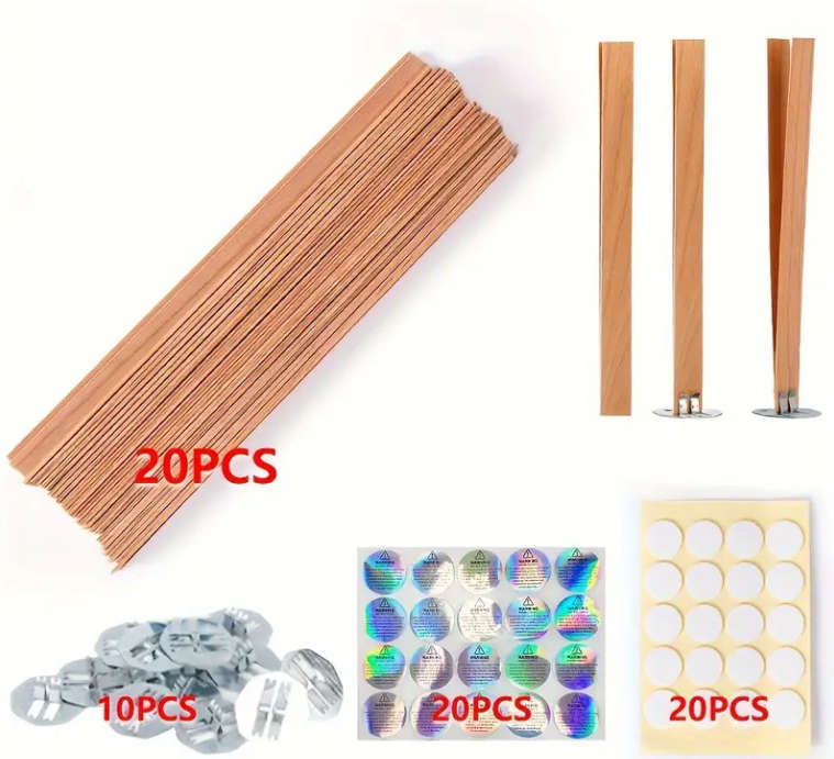 Cherry Wood Candle Wick Set - 70pcs