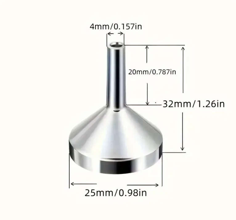 Metal Funnel Set - 4pcs