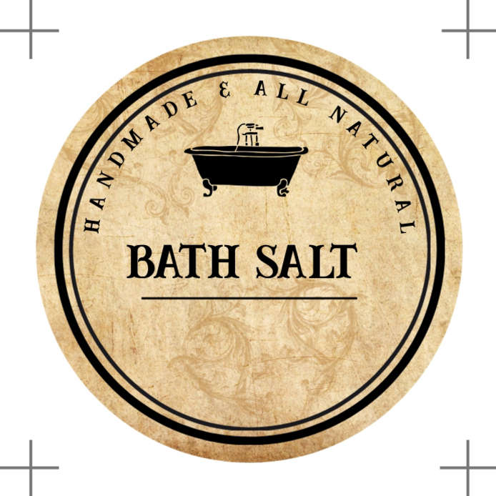 15pcs - Vintage Bath Salt Labels