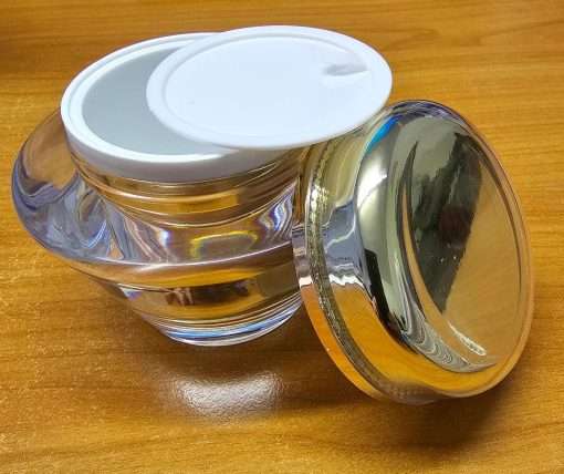 Crystal Jar (Gold Lid and Shive) - 50ml