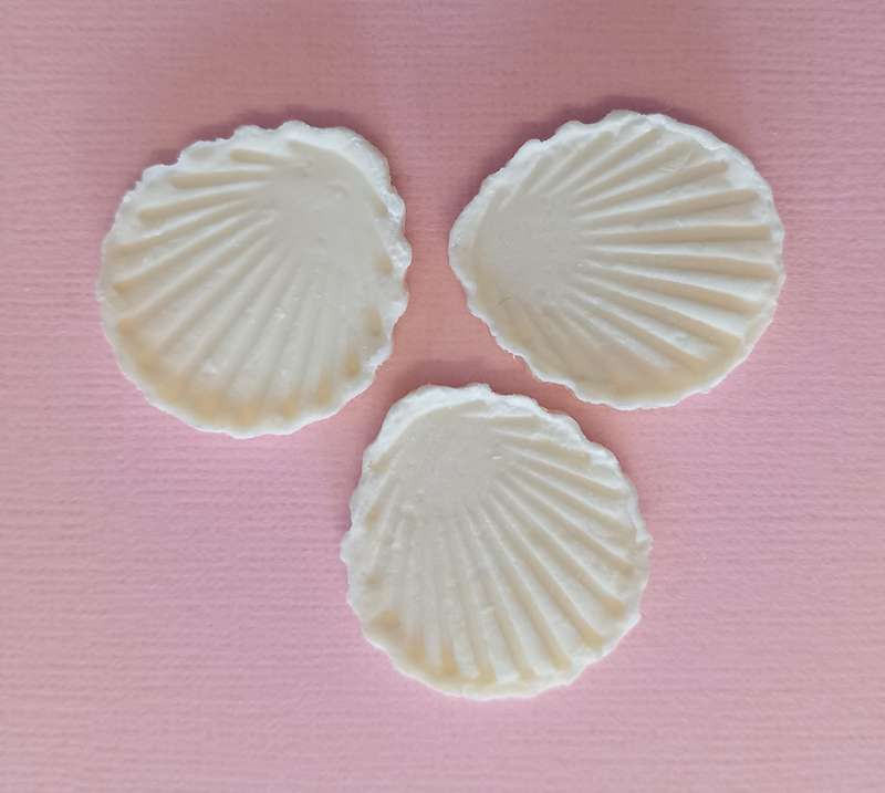 Soap Embeds - Shells (Blank) - 16pc